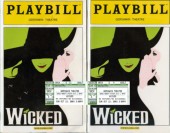 013 - Pair of Wicked PlayBills & Tickets.jpg
