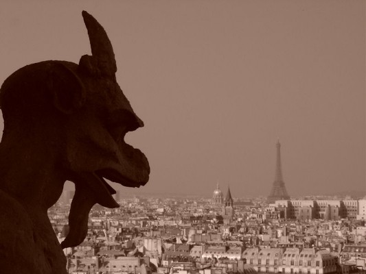 045 - Gargoyle Shot at Notre Dame Pic 4 - 2004.jpg