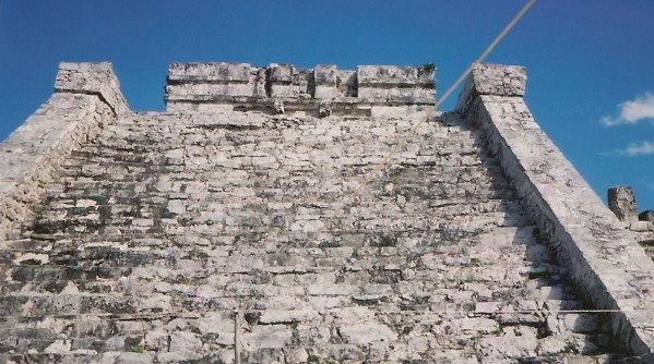 019 - Looking Up at El Castillo - 2001.jpg