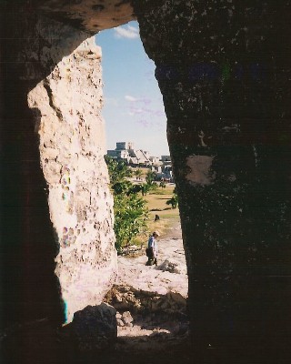025 - El Castillo Through Window Pic 1- 2001.jpg