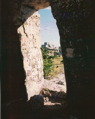026 - El Castillo Through Window Pic 2 - 2001.jpg