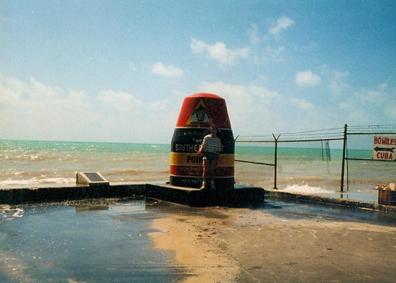 005 - Marc at Southern Most Point Key West Pic 1 - 1990.jpg