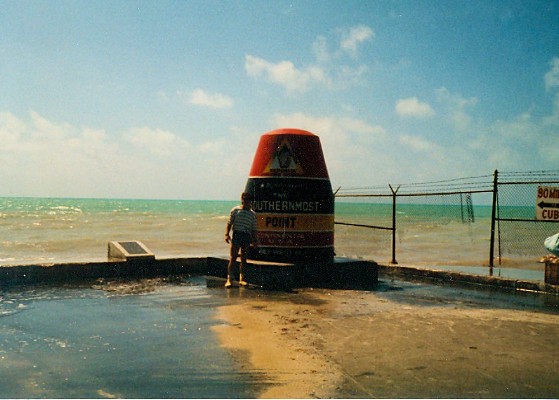 006 - Marc at Southern Most Point Key West Pic 2 - 1990.jpg