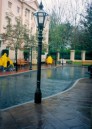 021 - Epcot London Lightpost on Rainy Morning Pic 1 - 1991.jpg